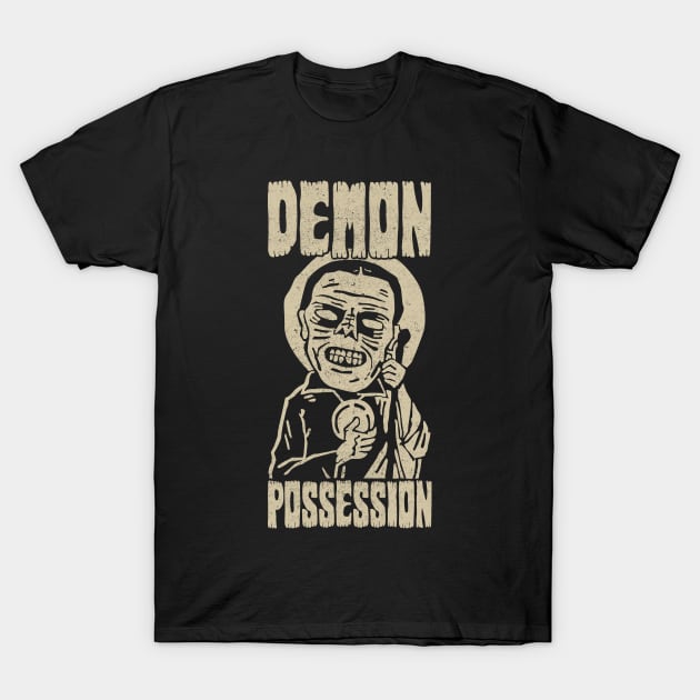 Demon Possession Vintage Halloween T-Shirt by BOEC Gear